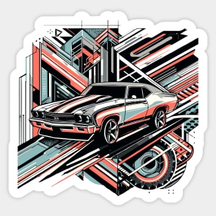 Car Chevy Chevelle SS Sticker